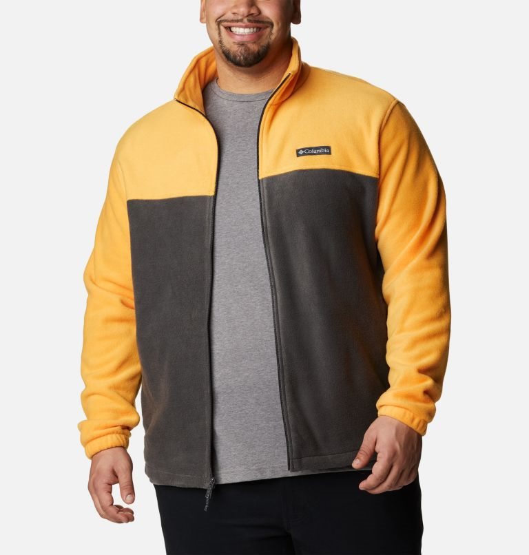 Jachete Din Lână Columbia Steens Mountain 2.0 Full Zip Barbati Mango Negrii | Plus Size WA19SAZQM